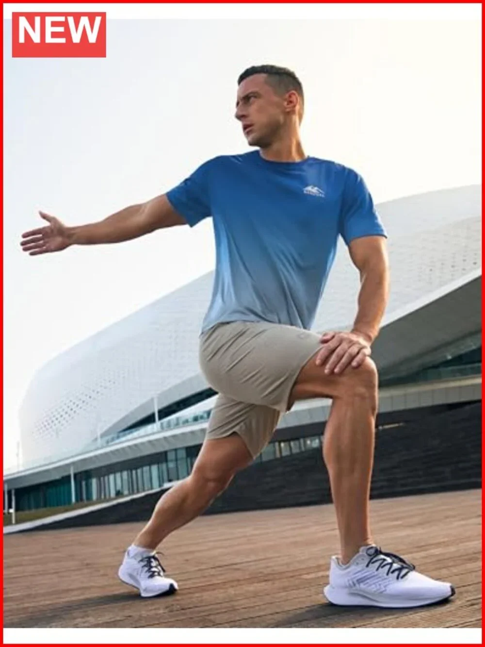 Men's UPF 50+ Sun Protection Swim Shirts Rash Guard Quick Dry 4-Way Stretch